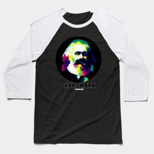 Karl Marx Baseball T-Shirt